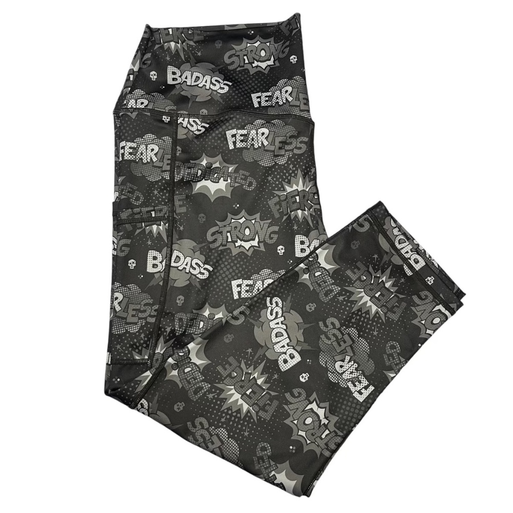 CVG Constantly Varied Gear Fearless Black Capri Leggings